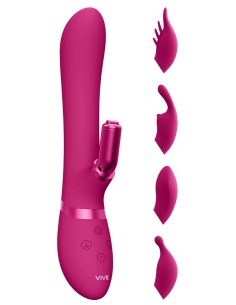Vibro Rabbit Chou 23 x 3.5cm Rose