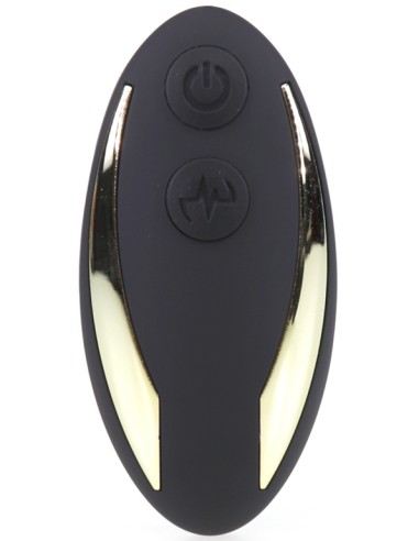 Cockring et plug vibrant Knight 10 x 3.5cm