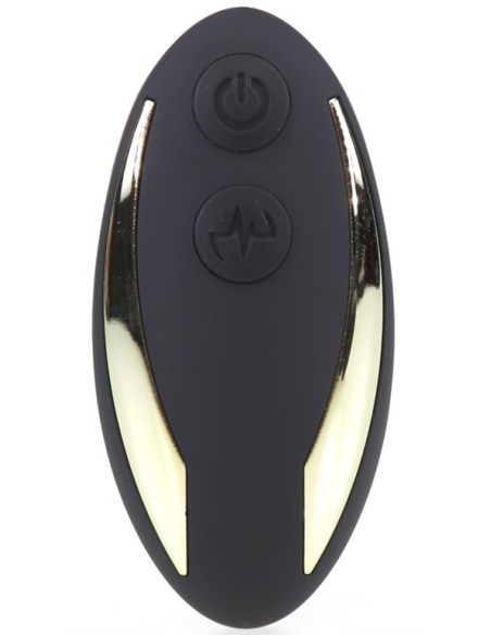 Cockring et plug vibrant Knight 10 x 3.5cm