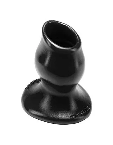 Plug Tunnel Pig-Hole noir Large - 9 x 7 cm