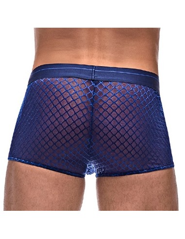 Boxer DIAMOND MESH Bleu