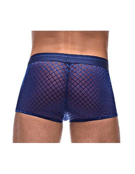Boxer DIAMOND MESH Bleu