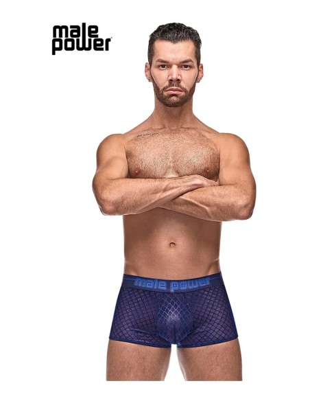 Boxer DIAMOND MESH Bleu