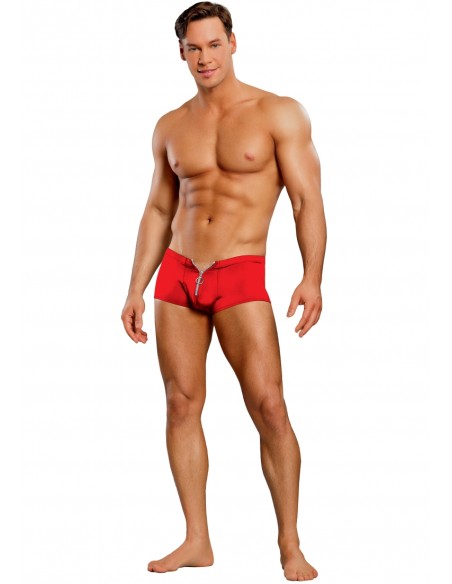 Boxer ZIPPER Rouge