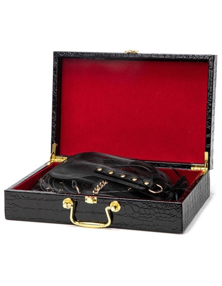 Coffret SM Bondage 8 Pièces Noir Coffret SM Bondage 8 Pièces Noir