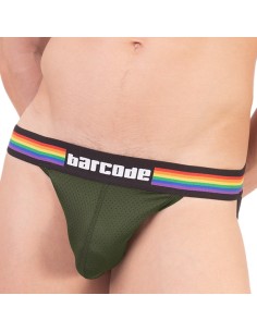Jockstrap Barcode PRIDE Kaki