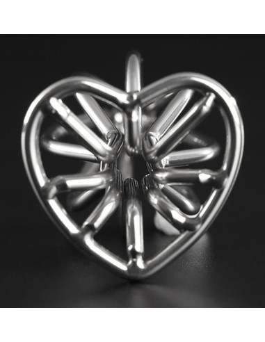 Plug en métal Heart Line L 8 x 4.2cm