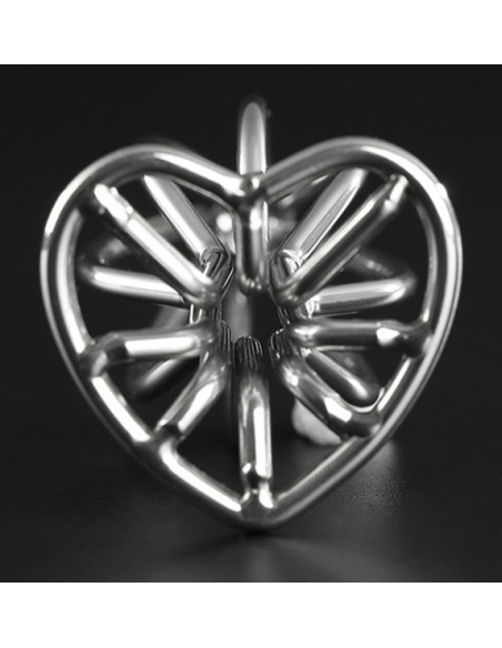 Plug en métal Heart Line L 8 x 4.2cm