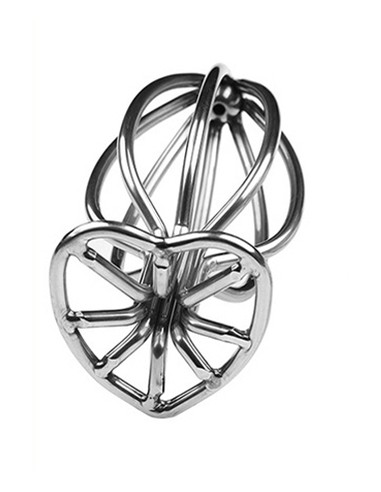 Plug en métal Heart Line L 8 x 4.2cm