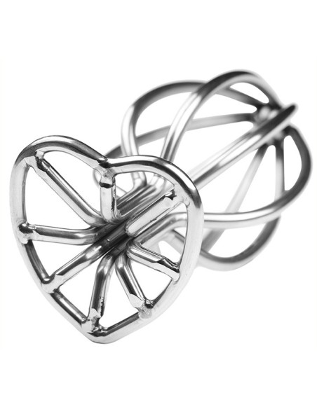 Plug en métal Heart Line L 8 x 4.2cm