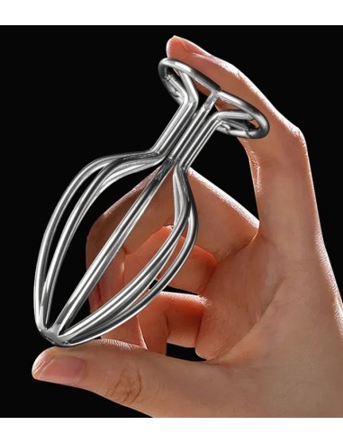 Plug en métal Heart Line L 8 x 4.2cm