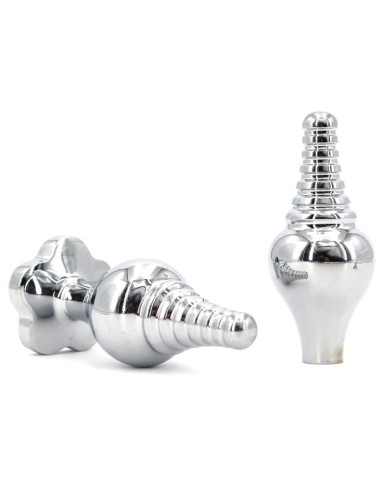 Plug Bijou Leaf 7 x 2.7cm Transparent