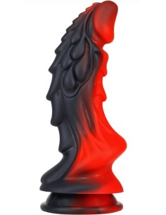 Gode Dragon Zomay 18 x 6cm Noir-Rouge