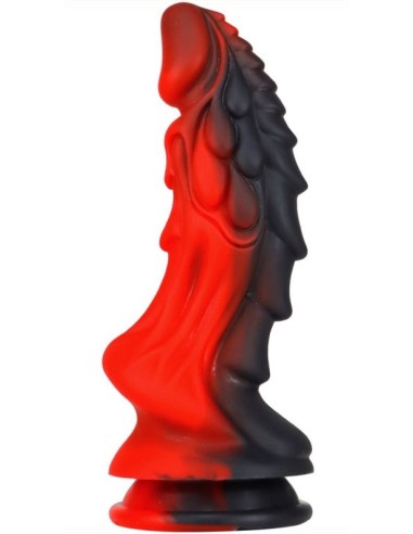 Gode Dragon Zomay 18 x 6cm Noir-Rouge