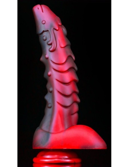 Gode Dragon Sarkan 19 x 4.5cm Noir-Rouge