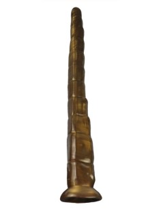 Gode long Monster RattleSnake 45 x 5.5cm Doré
