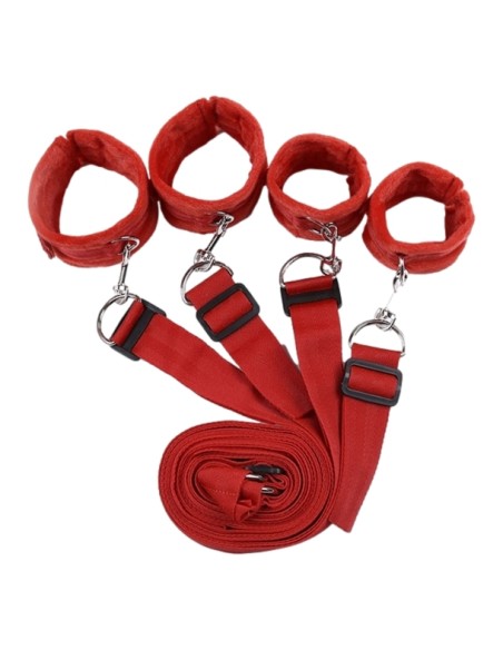 Kit Bondage pour Lit Rouge