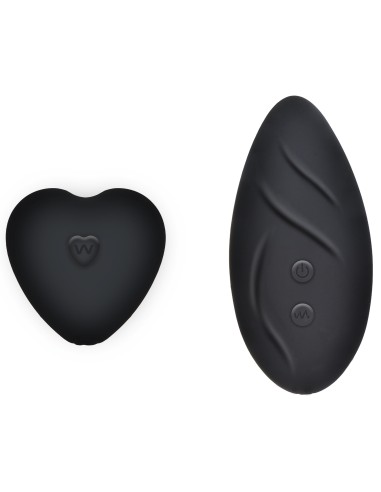 Stimulateur de clitoris télécommandé Panty Angel Noir