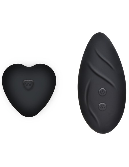 Stimulateur de clitoris télécommandé Panty Angel Noir