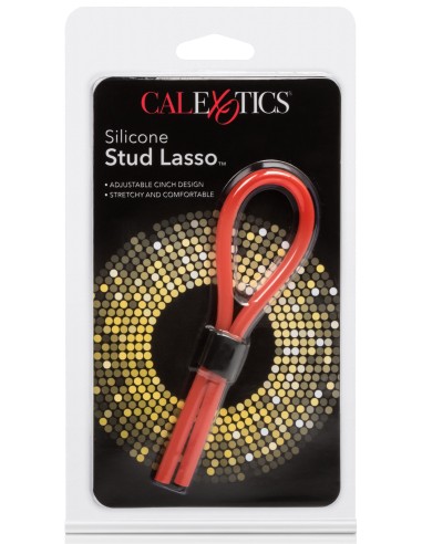 Cockring Stud Lasso Rouge