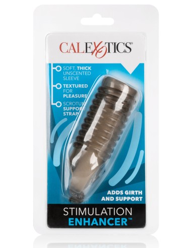 Gaine de pénis Enhancer Stim 8 x3.5cm Noire