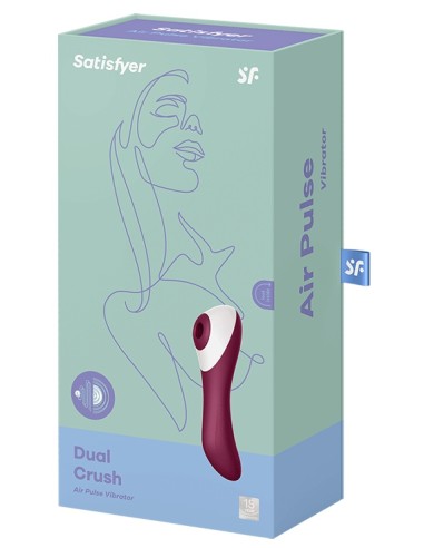 Stimulateur de clitoris DUAL CRUSH Satisfyer 16cm