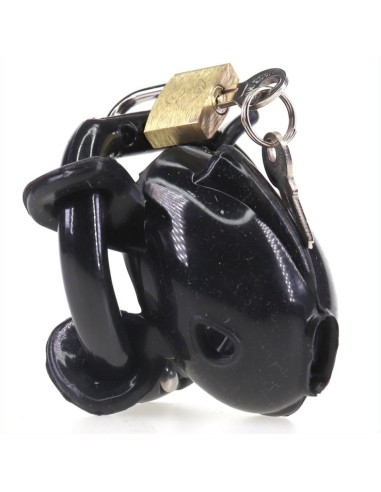 Cage de chasteté Nub Soft 6 x 2cm Noire