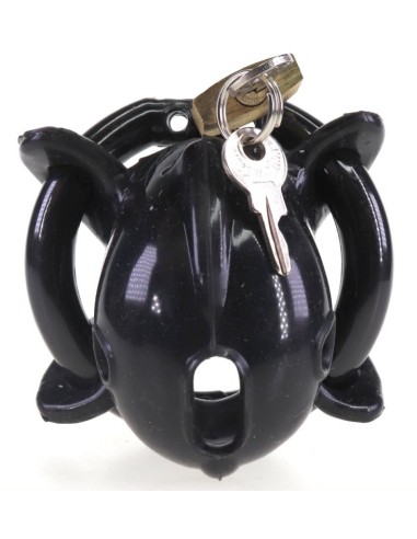 Cage de chasteté Nub Soft 6 x 2cm Noire