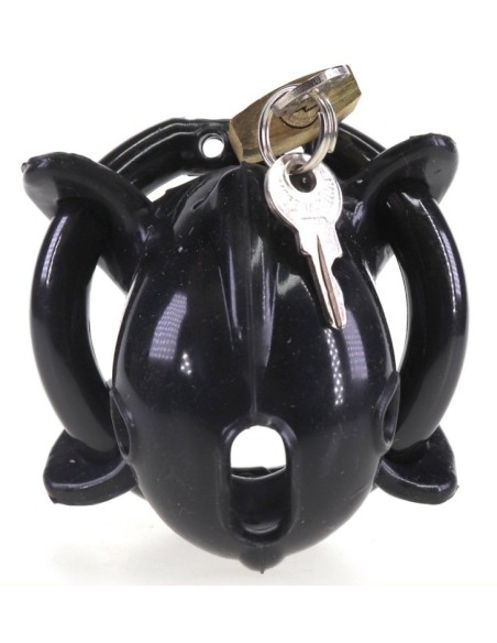 Cage de chasteté Nub Soft 6 x 2cm Noire