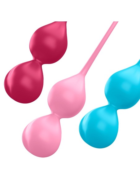 Boules de Geisha V-Balls Satisfyer 8 x 3.4cm Boules de Geisha V-Balls Satisfyer 8 x 3.4cm