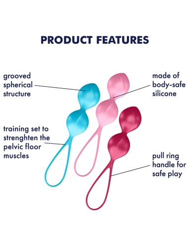 Boules de Geisha V-Balls Satisfyer 8 x 3.4cm