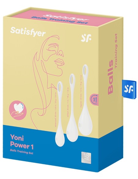 Boules Yoni Power 1 Blanches Boules Yoni Power 1 Blanches