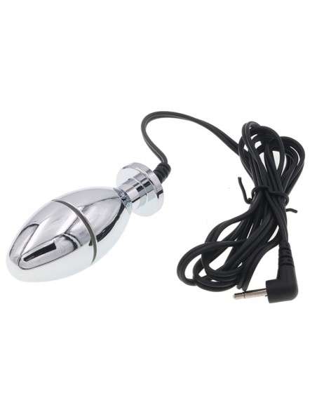 Plug Électro Bipolar Silver 7 x 2.5cm Plug Électro Bipolar Silver 7 x 2.5cm