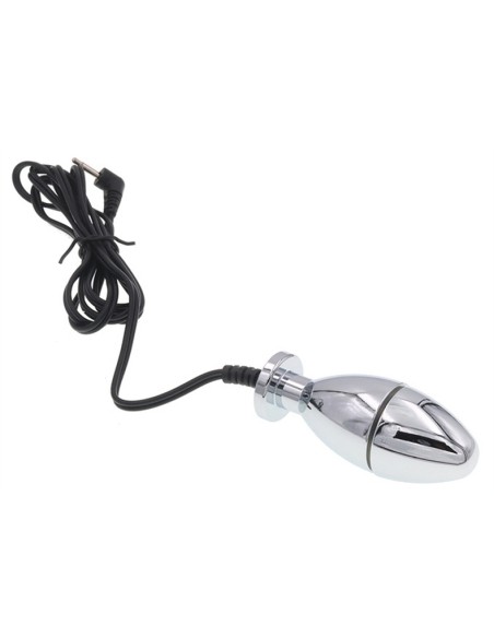 Plug Électro Bipolar Silver 7 x 2.5cm Plug Électro Bipolar Silver 7 x 2.5cm