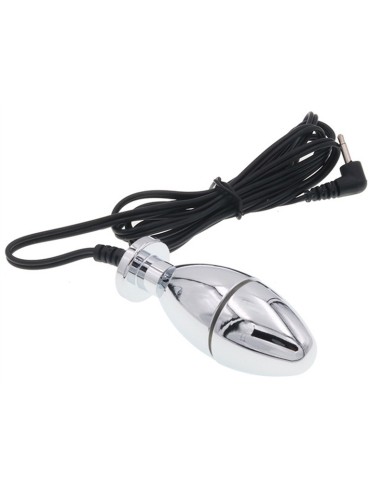 Plug Électro Bipolar Silver 7 x 2.5cm
