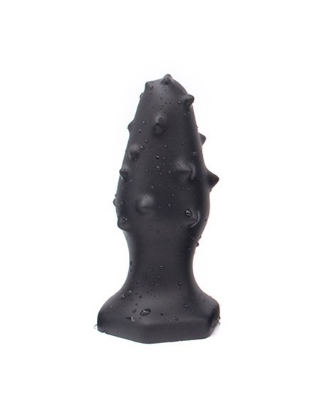 Plug silicone Monster Spike M 12 x 4.5cm Noir