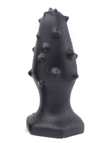 Plug Silicone Monster Spike L 14 x 5.5cm Noir