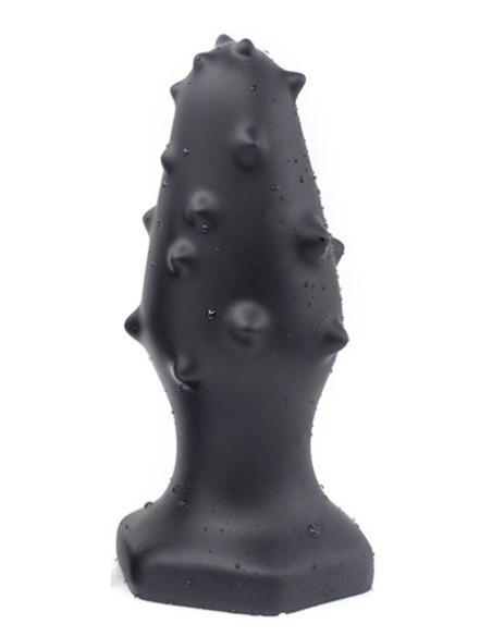 Plug Silicone Monster Spike L 14 x 5.5cm Noir