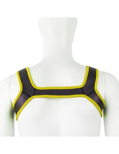 Harnais néoprène SHOULD WIDE Noir-Jaune