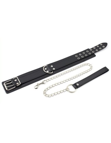 Kit Menottes et Collier Double Pin Noir