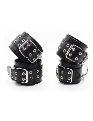 Kit Menottes et Collier Double Pin Noir