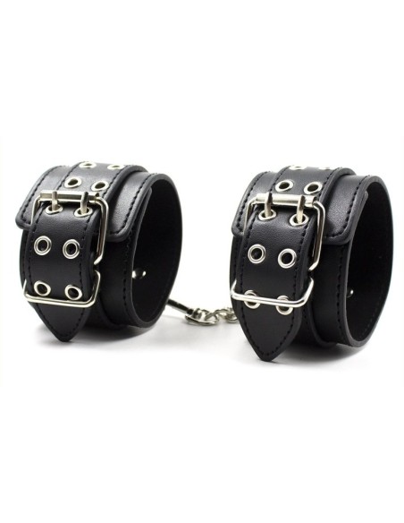 Kit Menottes et Collier Double Pin Noir Kit Menottes et Collier Double Pin Noir