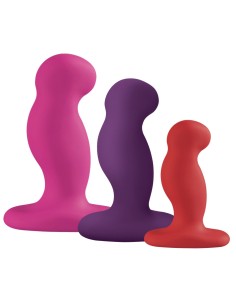 Lot de 3 Plugs vibrants G-Play Nexus