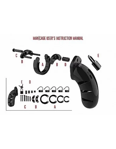 Chasteté ManCage modèle 02 9 x 4.2cm