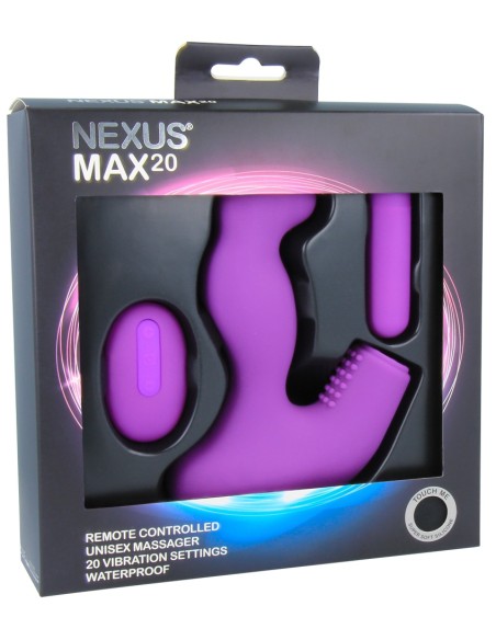 Stimulateur de prostate vibrant Max 20 Nexus 10 x 4cm Violet