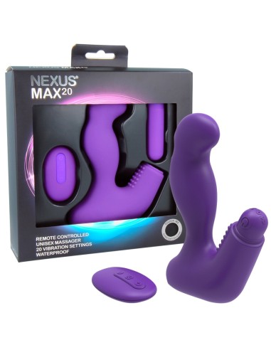Stimulateur de prostate vibrant Max 20 Nexus 10 x 4cm Violet