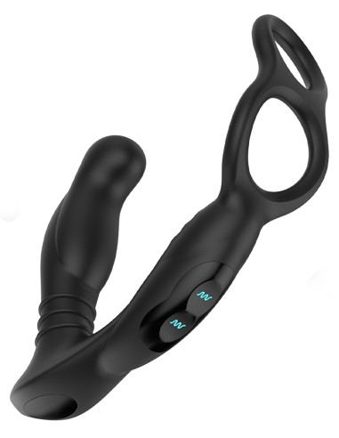 Stimulateur de prostate avec Cockring Simul8 Nexus 10 x 3.3cm