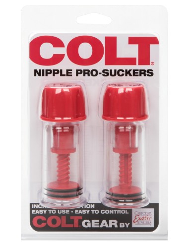 Suce-Tétons Pro-Suckers Colt 30mm Rouges
