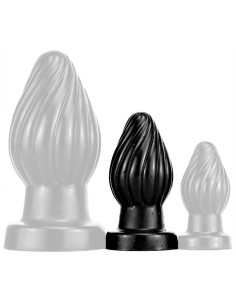 Plug Spiral M 9 x 4.5cm Noir