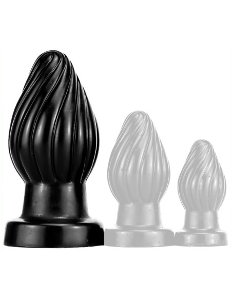 Plug Spiral L 12 x 6.5cm Noir